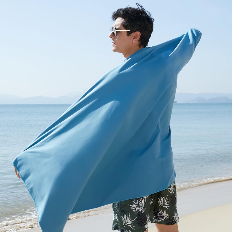 Rainleaf Microfiber Towel Perfect Travel & Gym & Camping Towel. Quick Dry - Super Absorbent - Ultra Compact - Lightweight. Suitable for Trip, Beach, Shower, Backpacking, Pool - Image 5